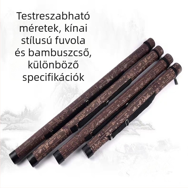Fuvolatartó táska cipzárral és horgászbot-táska – hangszeres táska