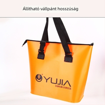 Yujia EVA horgász táska – megvastított, széles kapacitású élőhal szállítótáska kézi fogantyúval