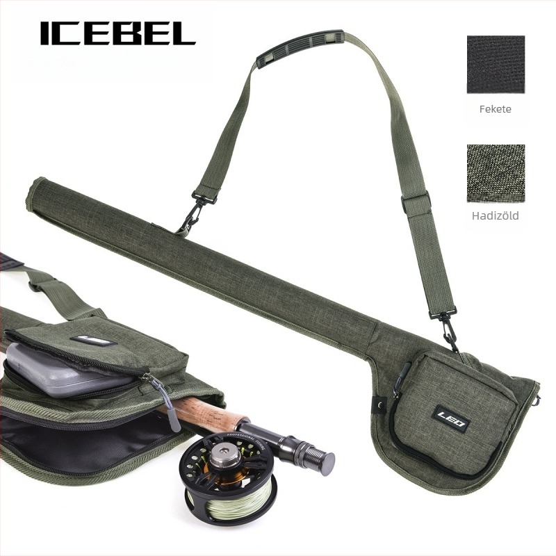 ICEBEL FT Fly fishing botzsák és készlet – hordozható felszerelészsák merev csővel