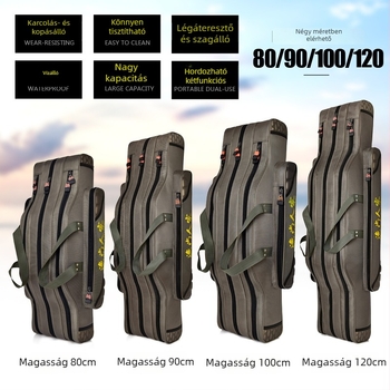 Tengeri horgászathoz való táska orsók, zsinórok és csalik tárolására — vízálló nylon anyag, nagy kapacitás