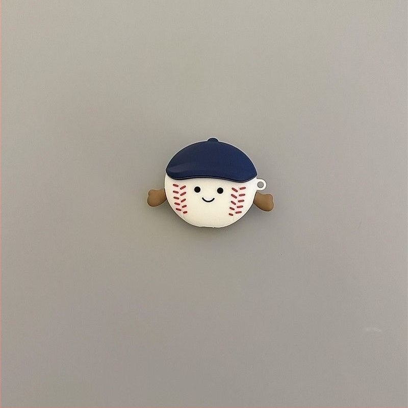 AirPods védőtok szilikonból, karikatúra stílus, domborított kivitelezés, kompatibilis AirPods 1/2/3/4 Generáció és Pro 2