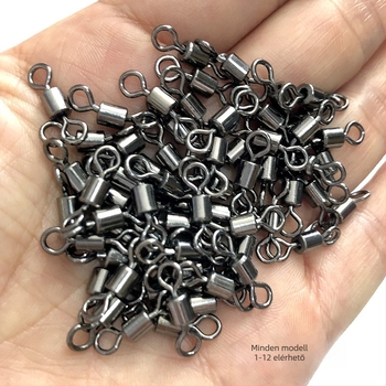 Figure-8 gyűrűcsatlakozó, rozsdamentes acélból, horgászati kellékek nagykereskedelem