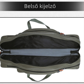 Angler tengeri horgászfelszerelés táska, nejlon anyagból, vízálló, etetőanyag, damil, horgászbot és orsó tárolására