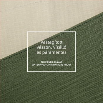 Vászon tekercses horgászbot táska — hordozható, vízálló, a horgászbothoz, damilhoz és csalihoz