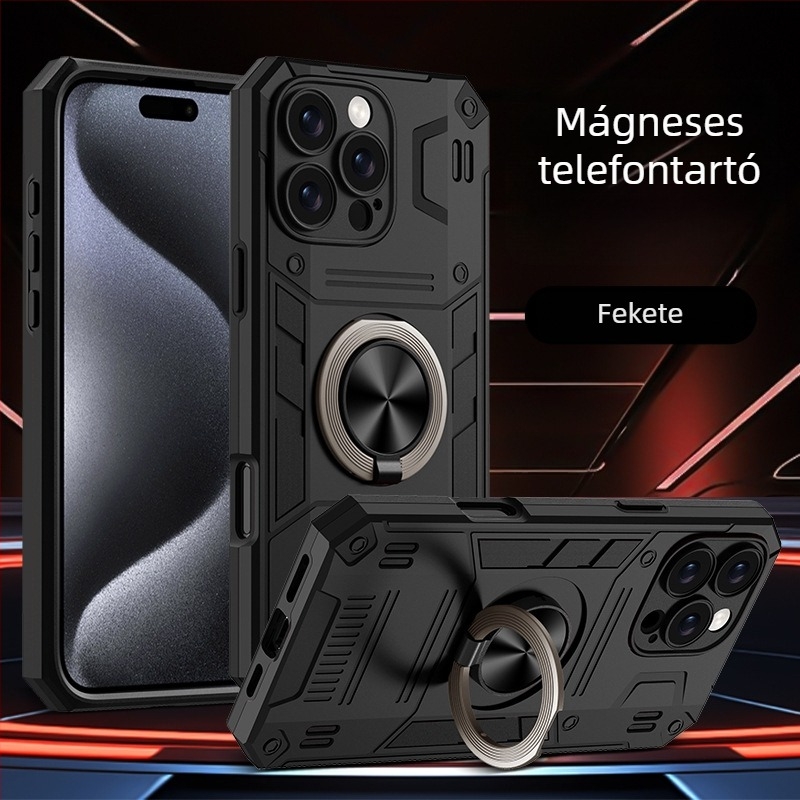 Telefon tok gyűrűs fogással és teljes lefedettséggel – TPU, injekciós formázás, testreszabható