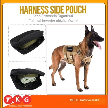 MOLLE taktikai mellény EDC eszköztartóval, uniszex, nylon Tyco, kültéri sportokra