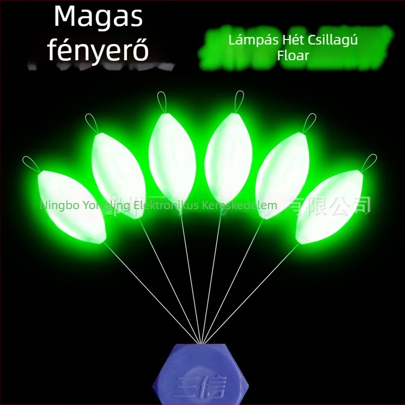 Hétcsillagos úszó – Áramvonalas, Teljesen zárt test, Magas fényességű lumineszcens anyag; Márka Shanghai Sanxin