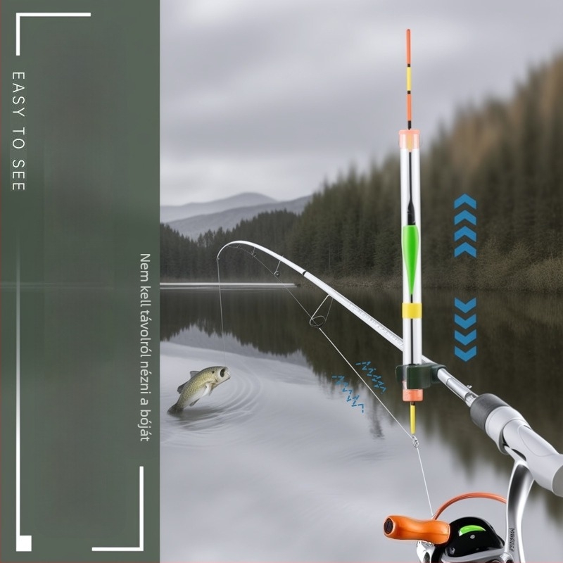 Wickert Vertikális Sodródó Horgász Úszó Digitális Nappal/Éjszakai Funkcióval, Partközeli Úszó, Kompozit Anyag