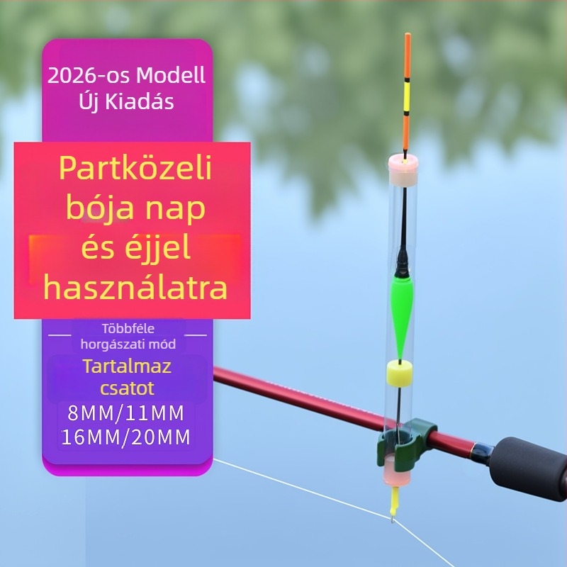 Wickert Vertikális Sodródó Horgász Úszó Digitális Nappal/Éjszakai Funkcióval, Partközeli Úszó, Kompozit Anyag