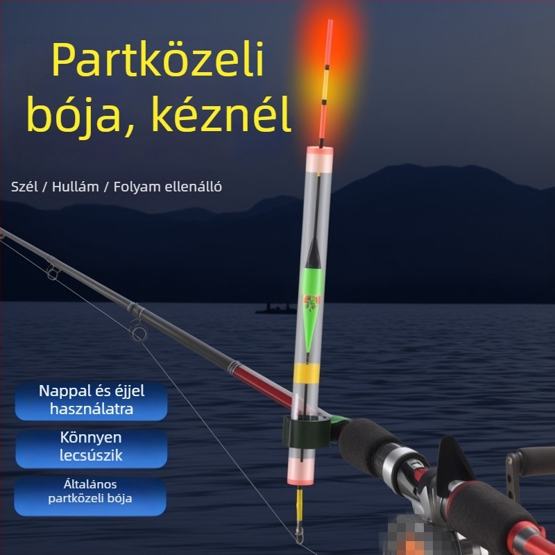 Wickert Vertikális Sodródó Horgász Úszó Digitális Nappal/Éjszakai Funkcióval, Partközeli Úszó, Kompozit Anyag