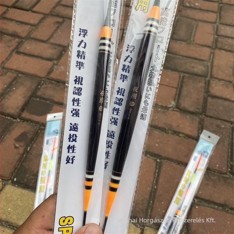 Warm kőhorgász úszó – hosszú dobásra tervezett, Barberry fir anyag, elektronikus éjszakai világítás