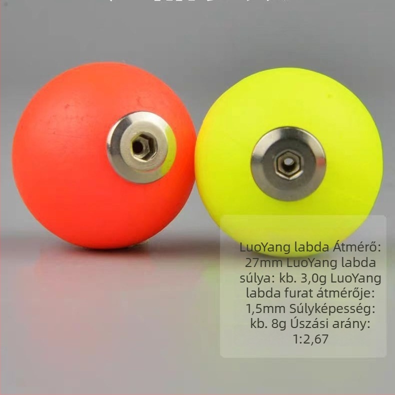 Habból készült horgászúszó úszó egyensúlyozó golyóval hosszú dobásokhoz