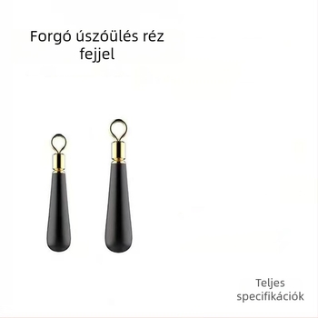 Rézfejű úszóülés gumírozott forgócsuklóval horgászathoz