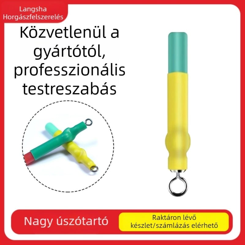 Szilikon csúszó úszó tartó óriás halakhoz, nagy sebességű forgó úszó, anti-vesztés