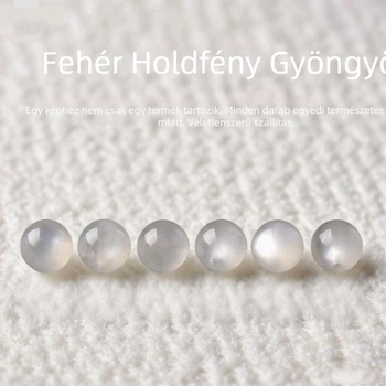 Kristály gyöngyök DIY ékszerekhez – lazán fűzhető, kerek formájú, polírozott felület, trendi stílus