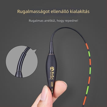 Vertikális sodró bója színváltóval, gravitációs érzékelővel és nappali–éjszakai használatra; nanoanyagból készült elektronikus úszó