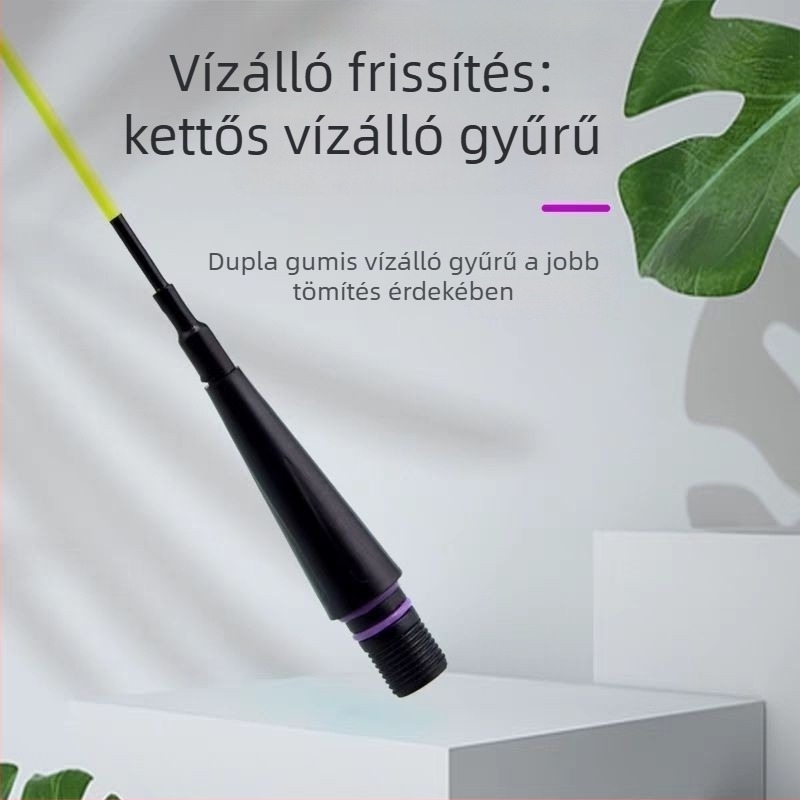Éjszakai világító úszó harapásjelzővel és színváltó farokfénnyel, LED magas fényerővel
