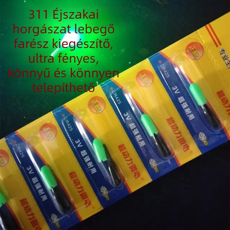Éjszakai horgászathoz szánt LED farkivilágítás vertikális sodrásnál – modell 311, műanyagból, 3.0V, élettartam 3000 óra, szerelési méret 308