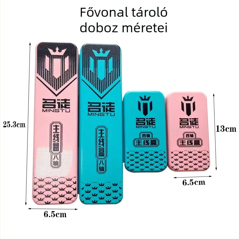 Mingtu főline tároló doboz, vastag ABS anyagból, hordozható zsinórkészlet doboz horgászathoz