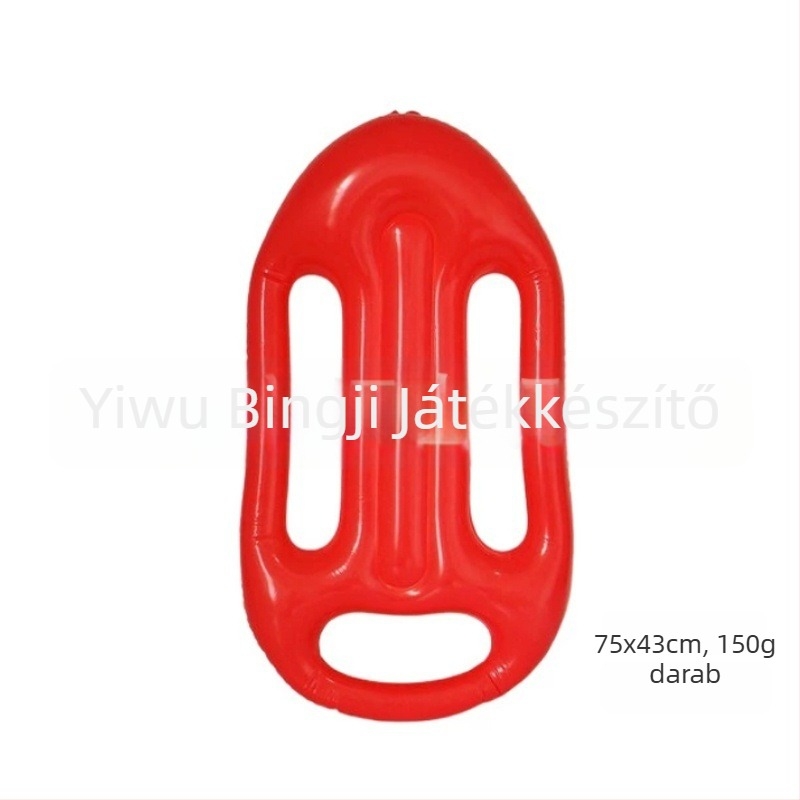 Felfújható életmentő csónak – cosplay kellék; PVC játék; 7–14 éveseknek; születésnap, kemping, beltéri és kültéri használatra.