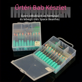 Szilikon Space Bean 7+1 horgászati készlet úszó ülőfelülettel, gyors súly és 8 gyűrűs készlet