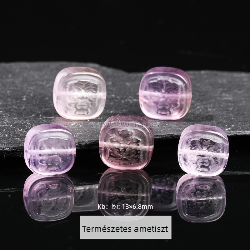 Fülbevaló kiegészítők – kristály, gravírozás, nemes minta, egyszerű stílus, 5156156