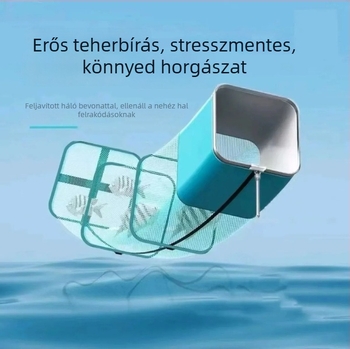 Nylonból készült halászati védő hálózsák, négyszögletes él, kis szemű háló