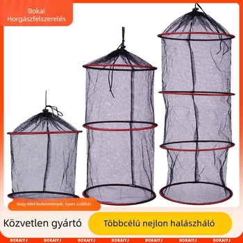 Kis halvédő háló táska, összecsukható, hordozható (Márka Bokai, Eredet Kína, Anyag: Háló)