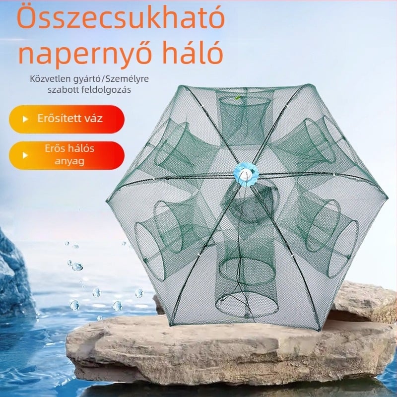 Xin Ding Long nylon garnéla ketrec, halászati védelem