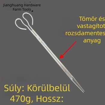Csúszásmentes rozsdamentes acél klipsz