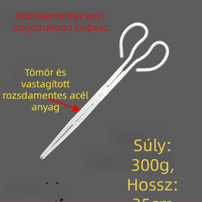 Csúszásmentes rozsdamentes acél klipsz