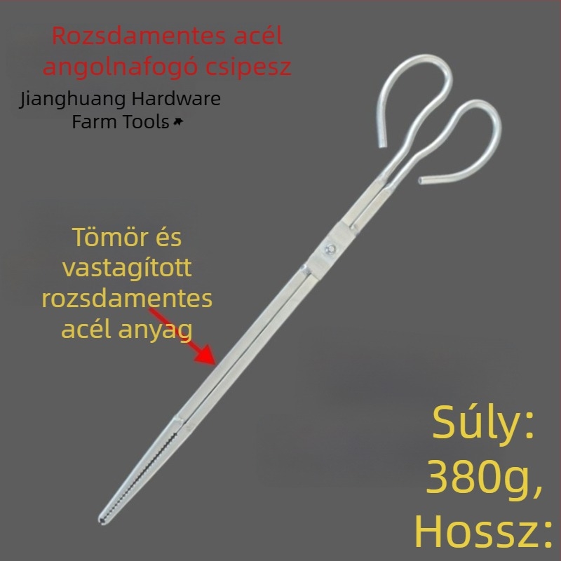 Csúszásmentes rozsdamentes acél klipsz