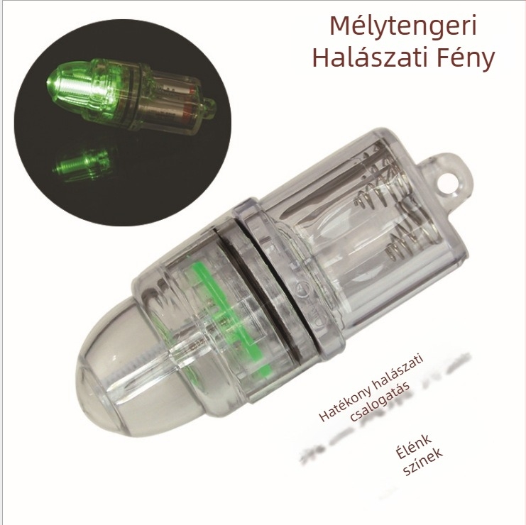 Víz alatti halászati lámpa vízálló PVC házzal, nagy fényerejű fény halas ketrecekhez