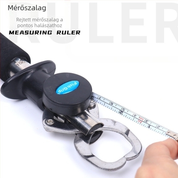 Rozsdamentes acél halászati csipesz mérőléccel — többfunkciós halfogó