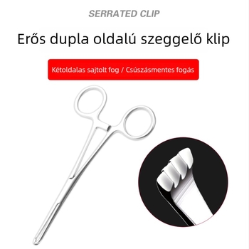 Obest Loach clip rozsdamentes acélból – csúszásmentes élőcsali tartó, horgászat raft