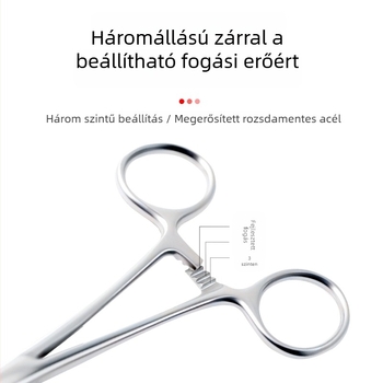 Obest Loach clip rozsdamentes acélból – csúszásmentes élőcsali tartó, horgászat raft