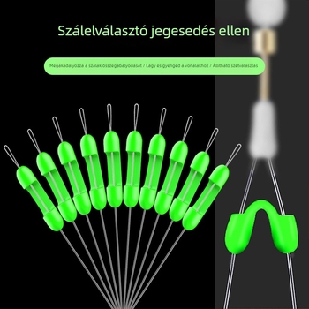 Thousand Carp Lai szilikon alulvonal elválasztó, 50 db, megvastagodott szilikon, anti-tekeredés, horgászati kiegészítő