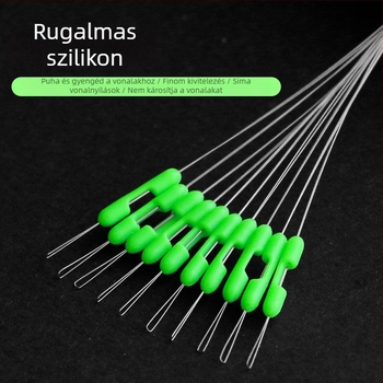 Thousand Carp Lai szilikon alulvonal elválasztó, 50 db, megvastagodott szilikon, anti-tekeredés, horgászati kiegészítő