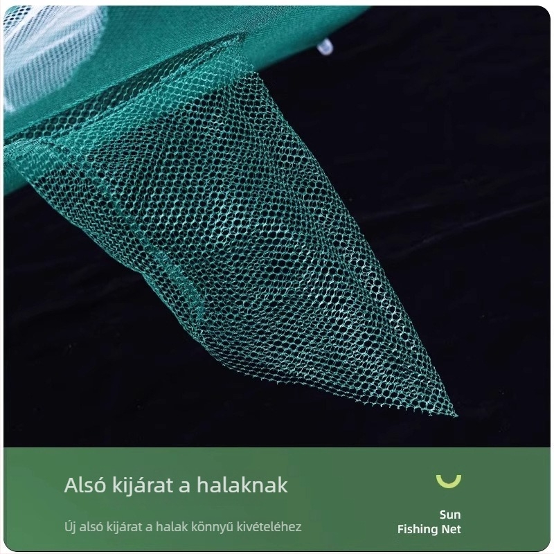 Többcélú rákfogó kosárháló – garnéla, rák és homár fogására, vastag esernyő alakú háló, kézi dobású nylon