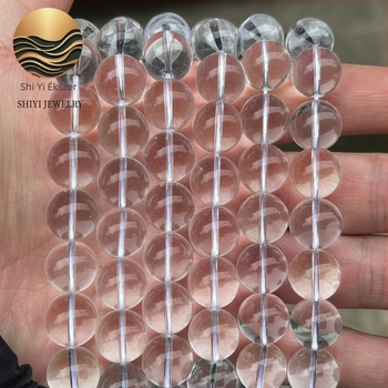 K9 fehér kristály gömbszerű gyöngyök, átlátszóak, DIY ékszer alkatrészek, méret 2–16 mm