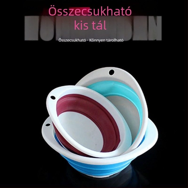Hordozható összecsukható horgászmedence etető tál és teleszkópos tál