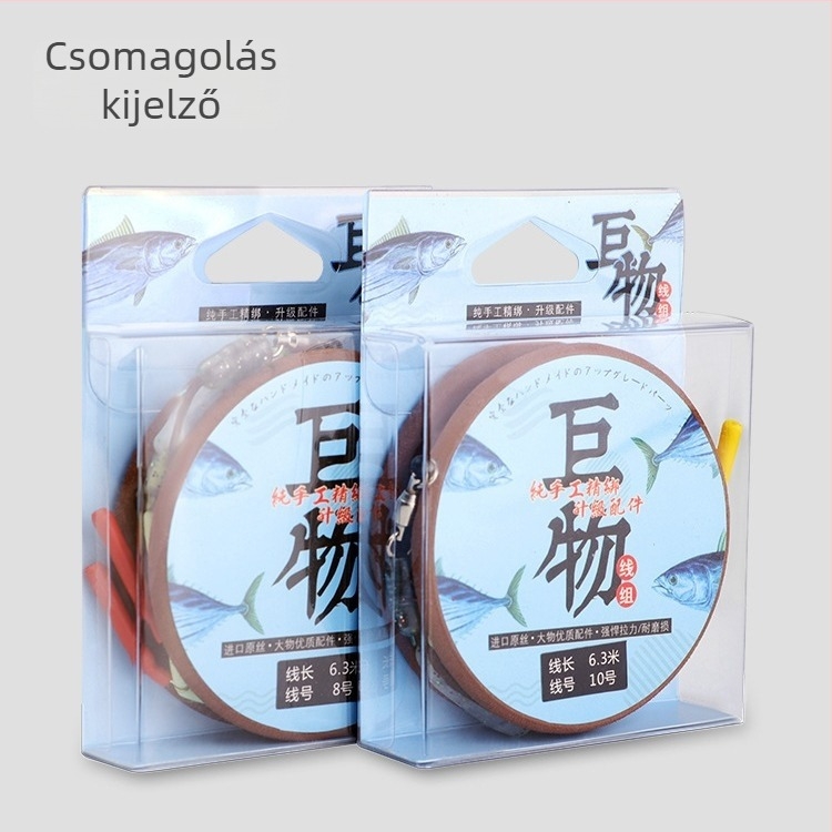 LINNHUE/Shin Lake Fő zsinór készlet - Nylon, rendkívül erős, 200 darabos csomag