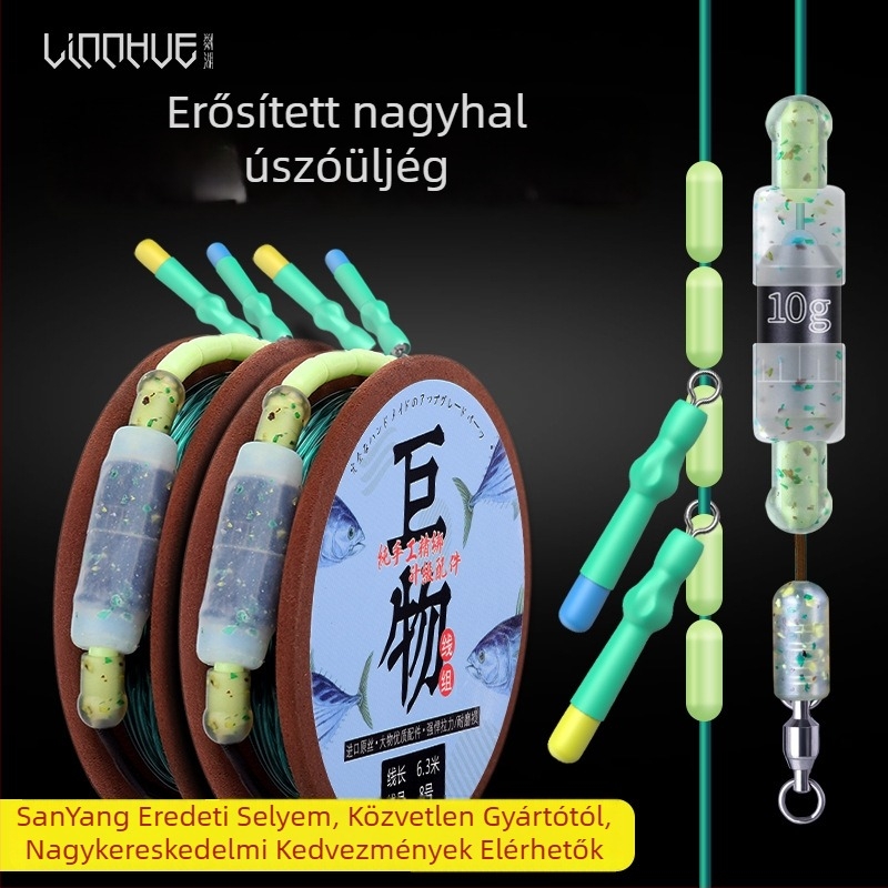 LINNHUE/Shin Lake Fő zsinór készlet - Nylon, rendkívül erős, 200 darabos csomag