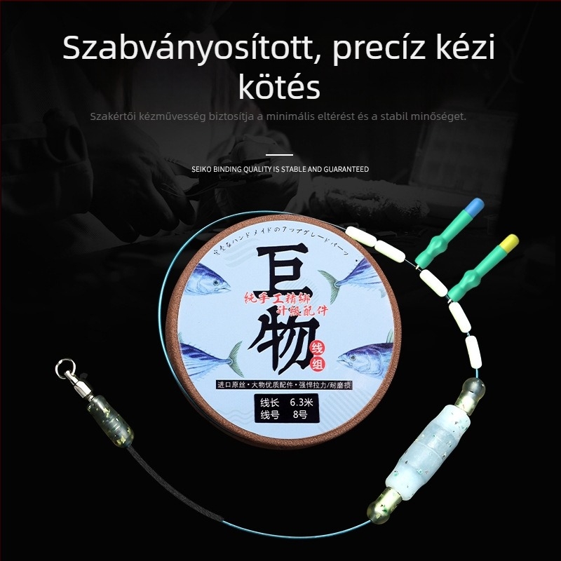 LINNHUE/Shin Lake Fő zsinór készlet - Nylon, rendkívül erős, 200 darabos csomag