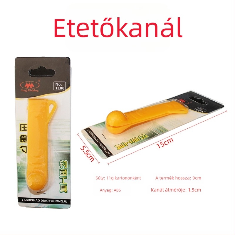 Horgászfelszerelés készlet etető- és csalihorgokkal, alapvető kiegészítők