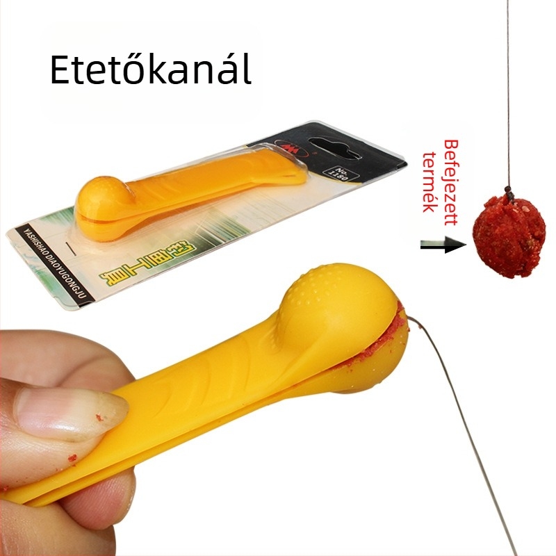 Horgászfelszerelés készlet etető- és csalihorgokkal, alapvető kiegészítők