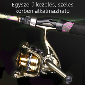 Hasda Hosszú távú csalihorgász készlet — ultraerős karbon, markolat pisztoly-stílusú és egyenes markolat, csepp alakú orsó