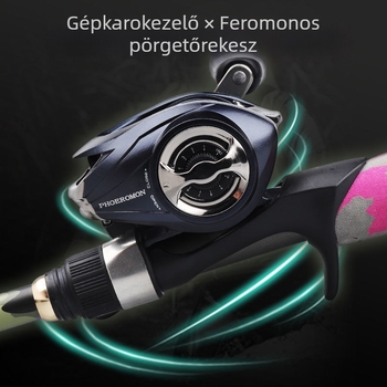 Hasda Hosszú távú csalihorgász készlet — ultraerős karbon, markolat pisztoly-stílusú és egyenes markolat, csepp alakú orsó