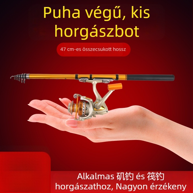 Ultra könnyű tengeri horgászbot készlet, partdobással és raft bot, magas érzékenység