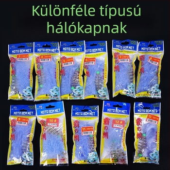 Kampó nélküli halászháló, magas széntartalmú acélból, New Morning Márka, halászati védőháló.